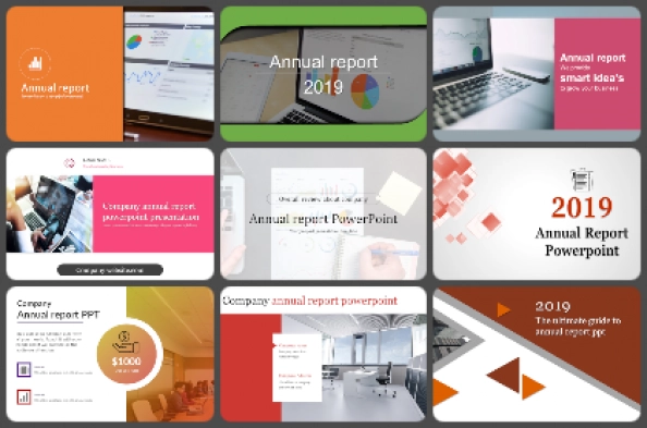 Annual Report Powerpoint Templates